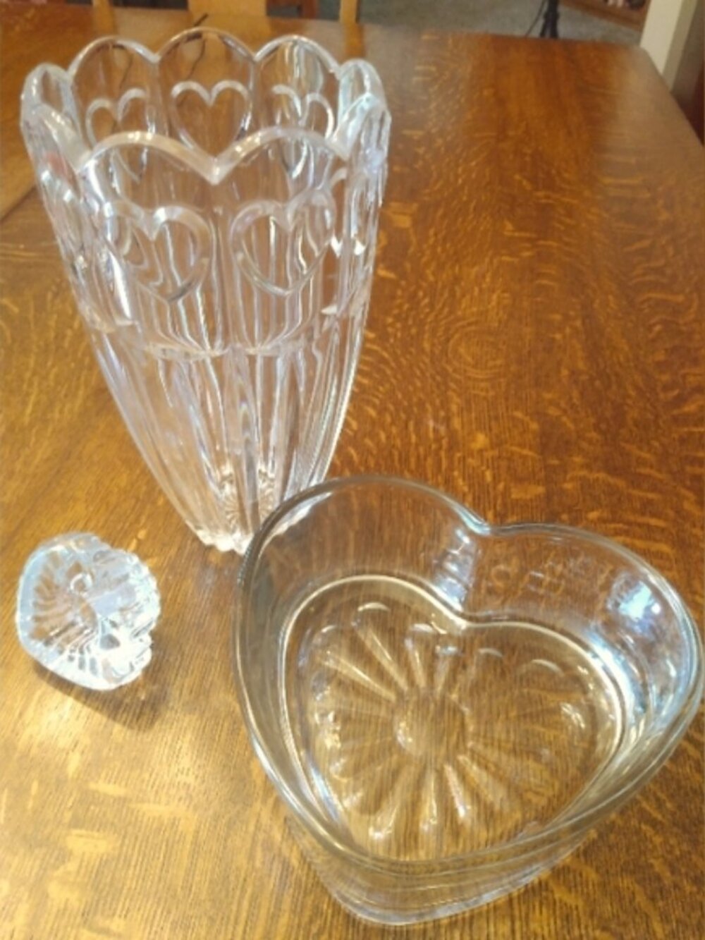 Vintage Green Glass Bud  Vase or Candlestick Holder (2) - Picture 15 of 16